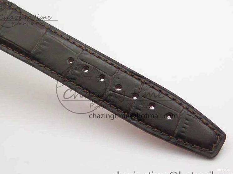 MIROTIME 0112 Da Vinci IW356601 RG TW 1:1 Best Edition White Dial On Brown Leather Strap A DailyWear 7237